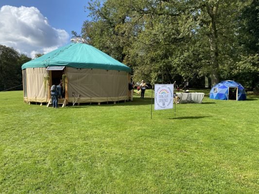 yourte 8m à vendre extérieure